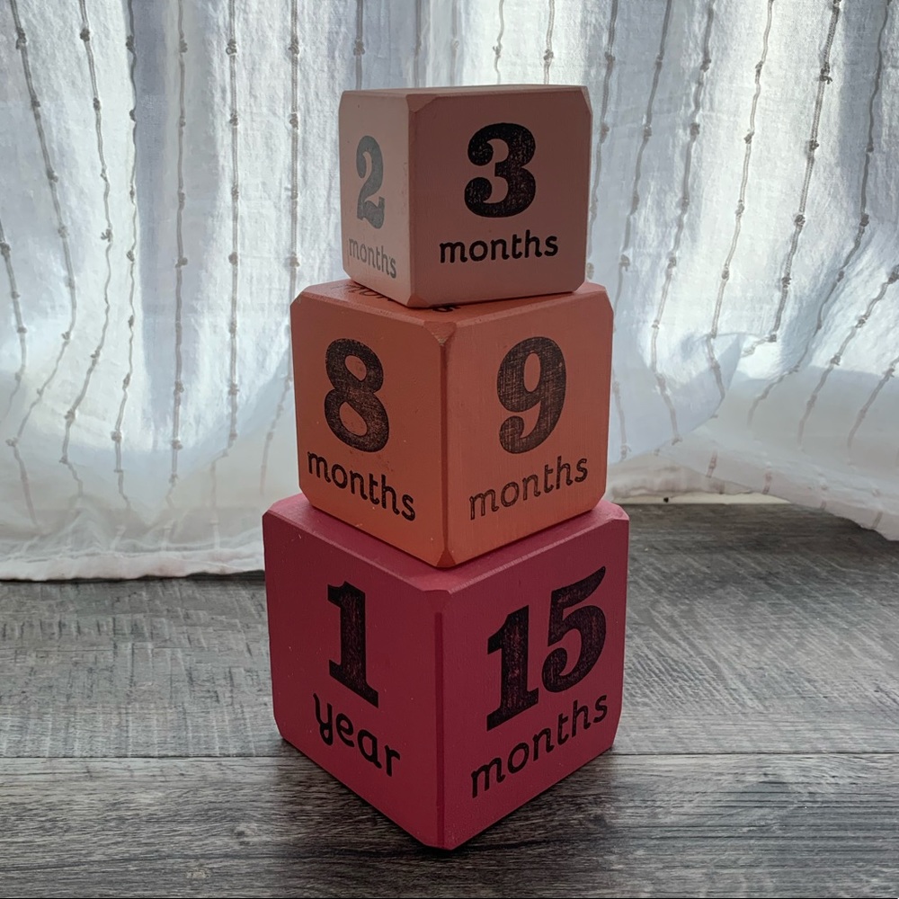 Nordstrom Baby Age Blocks - Tree by Kerri Lee